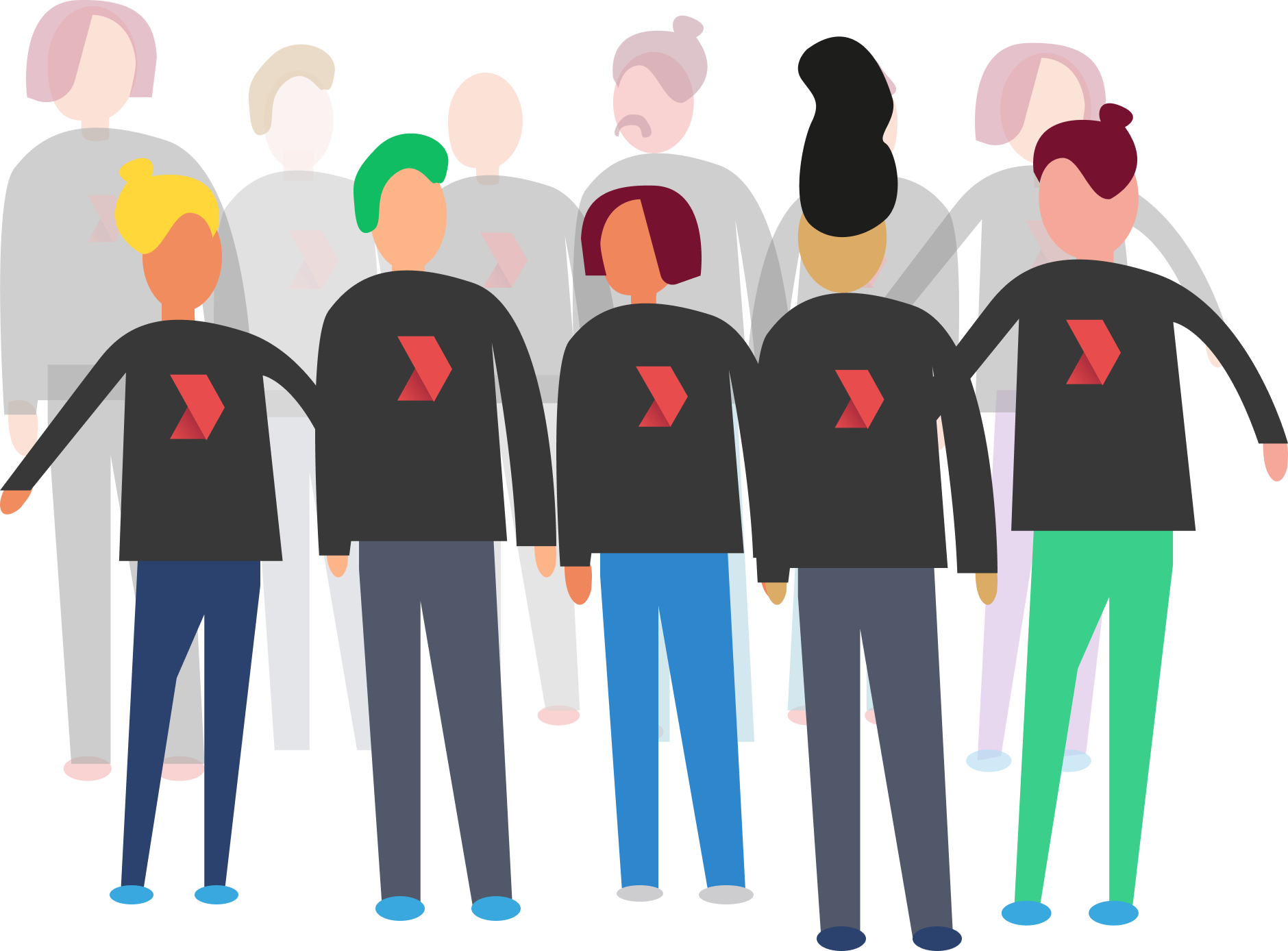 A diverse venue technology team
