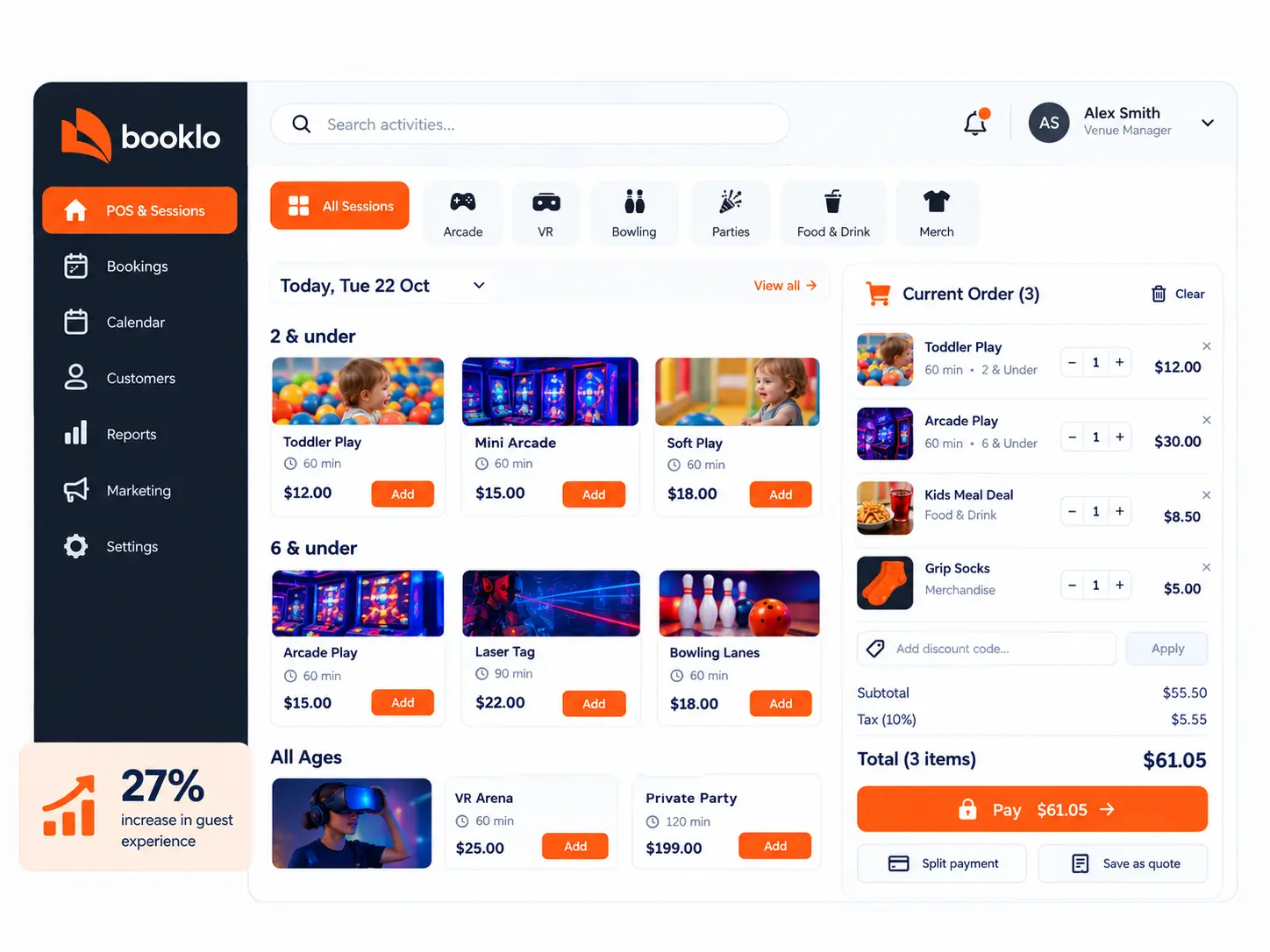 Fast-point-of-sale